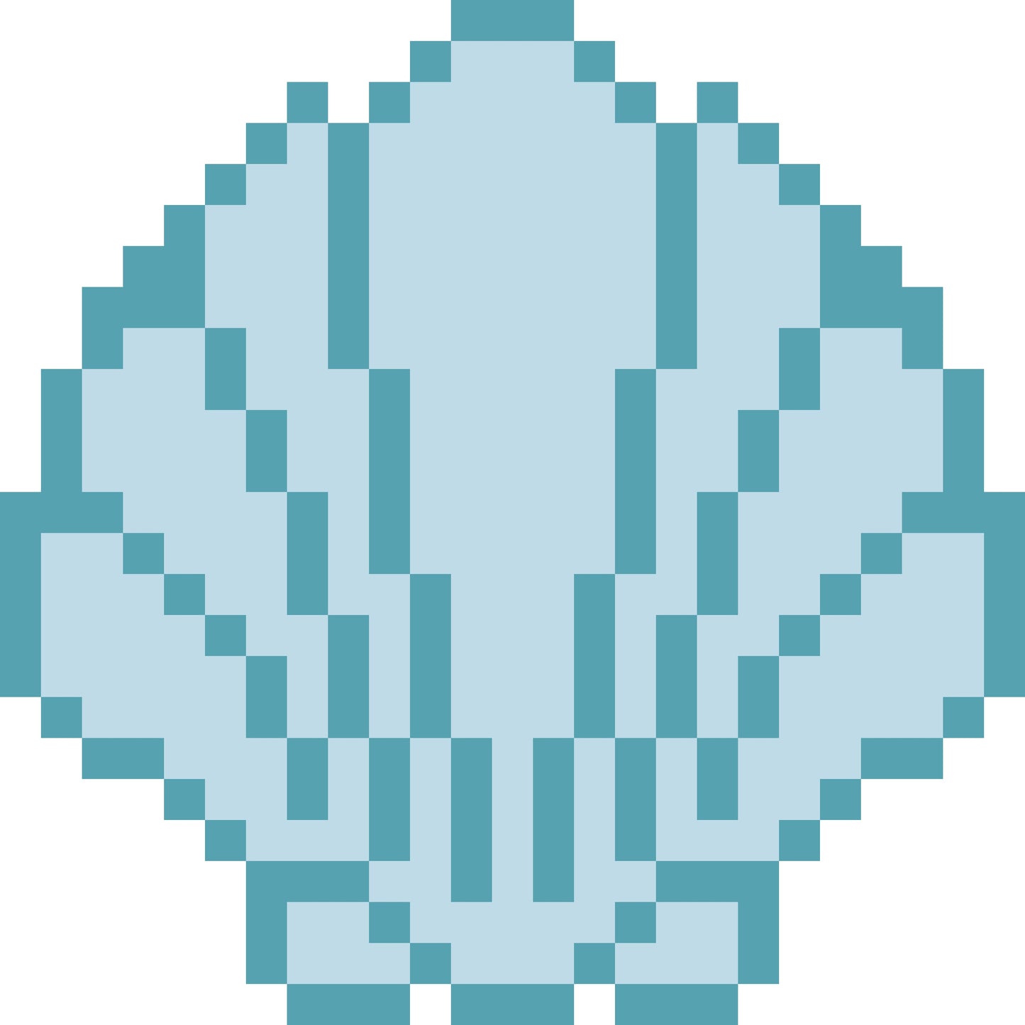 Blue Shell Mini Canvas
