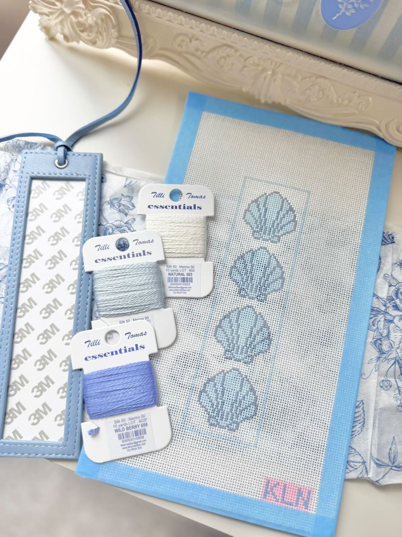 Shell Self finishing bookmark Kit