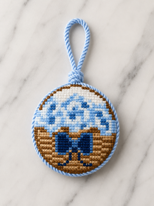 Hydrangea basket mini canvas