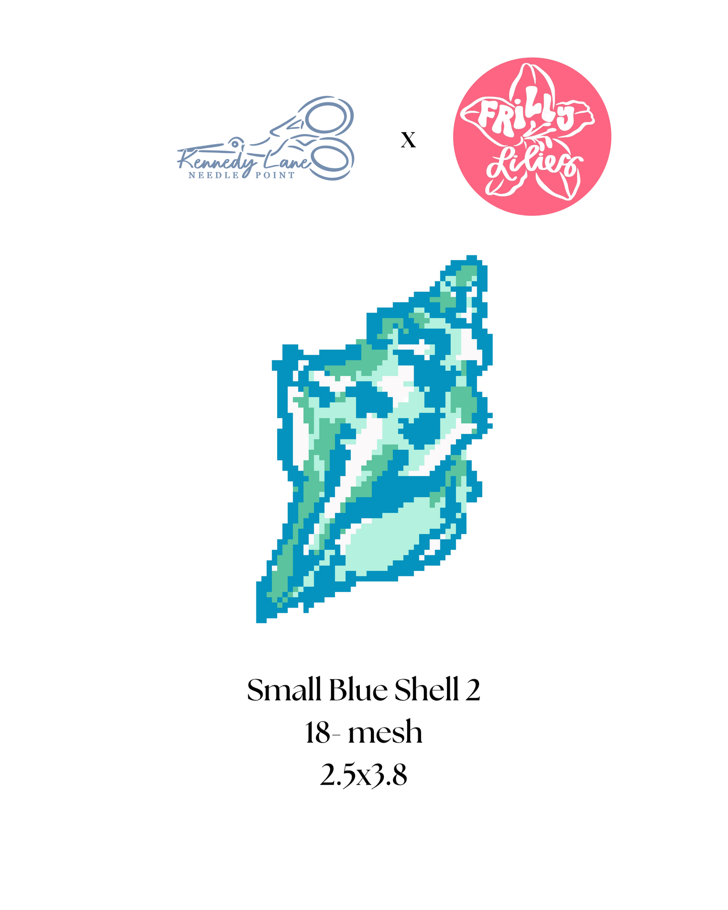 Small shell 2 blue - Preorder