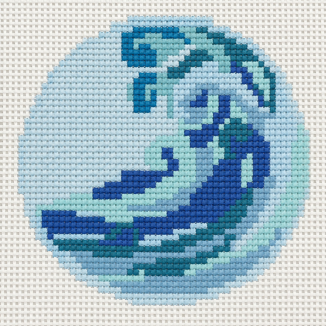 Ocean Waves mini canvas