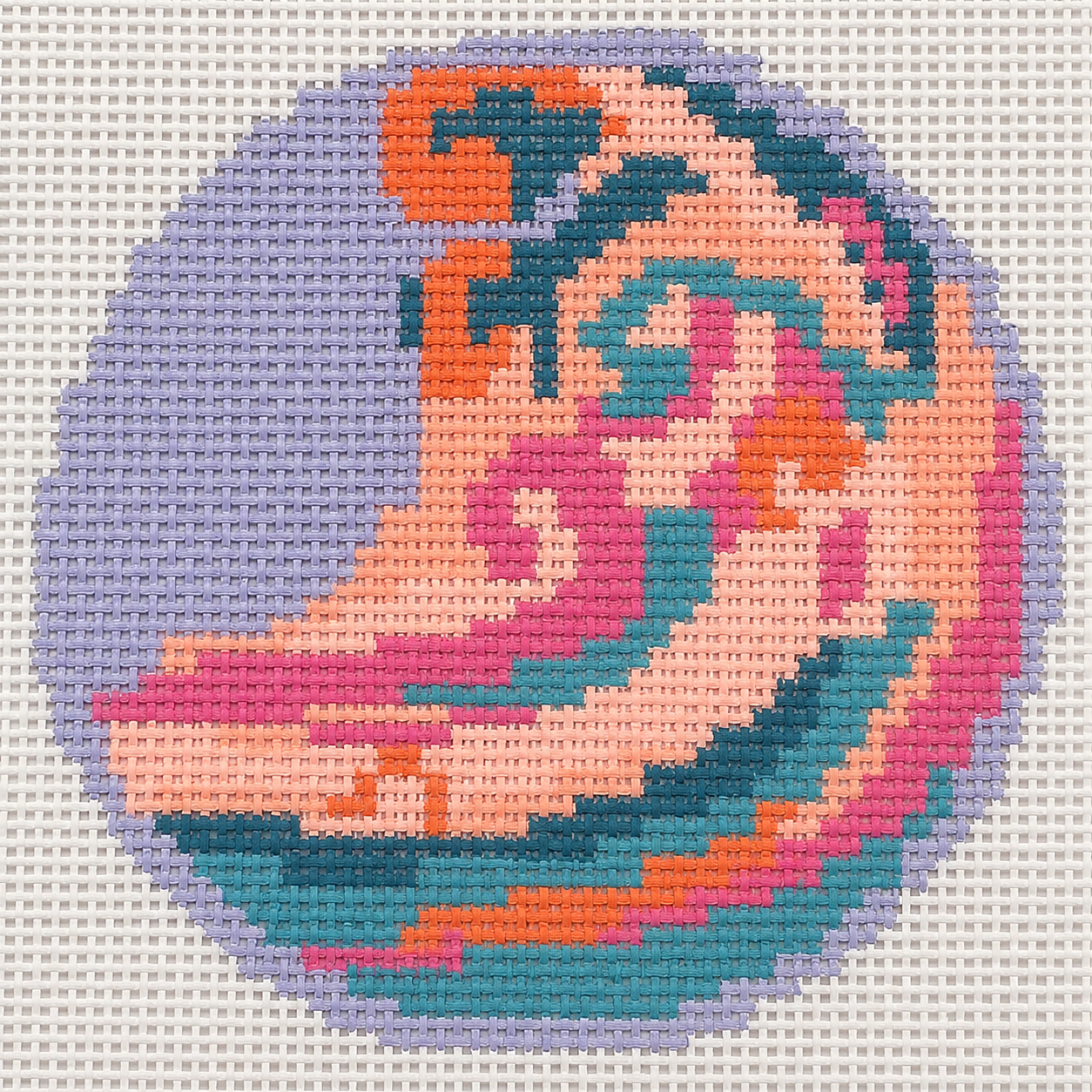 Ocean Waves mini canvas