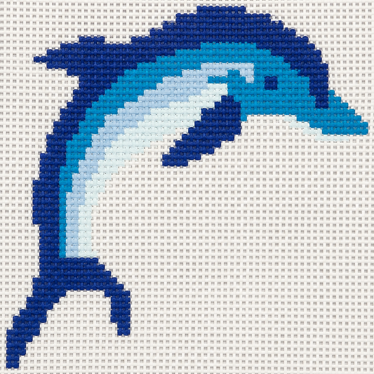 Dolphin mini canvas