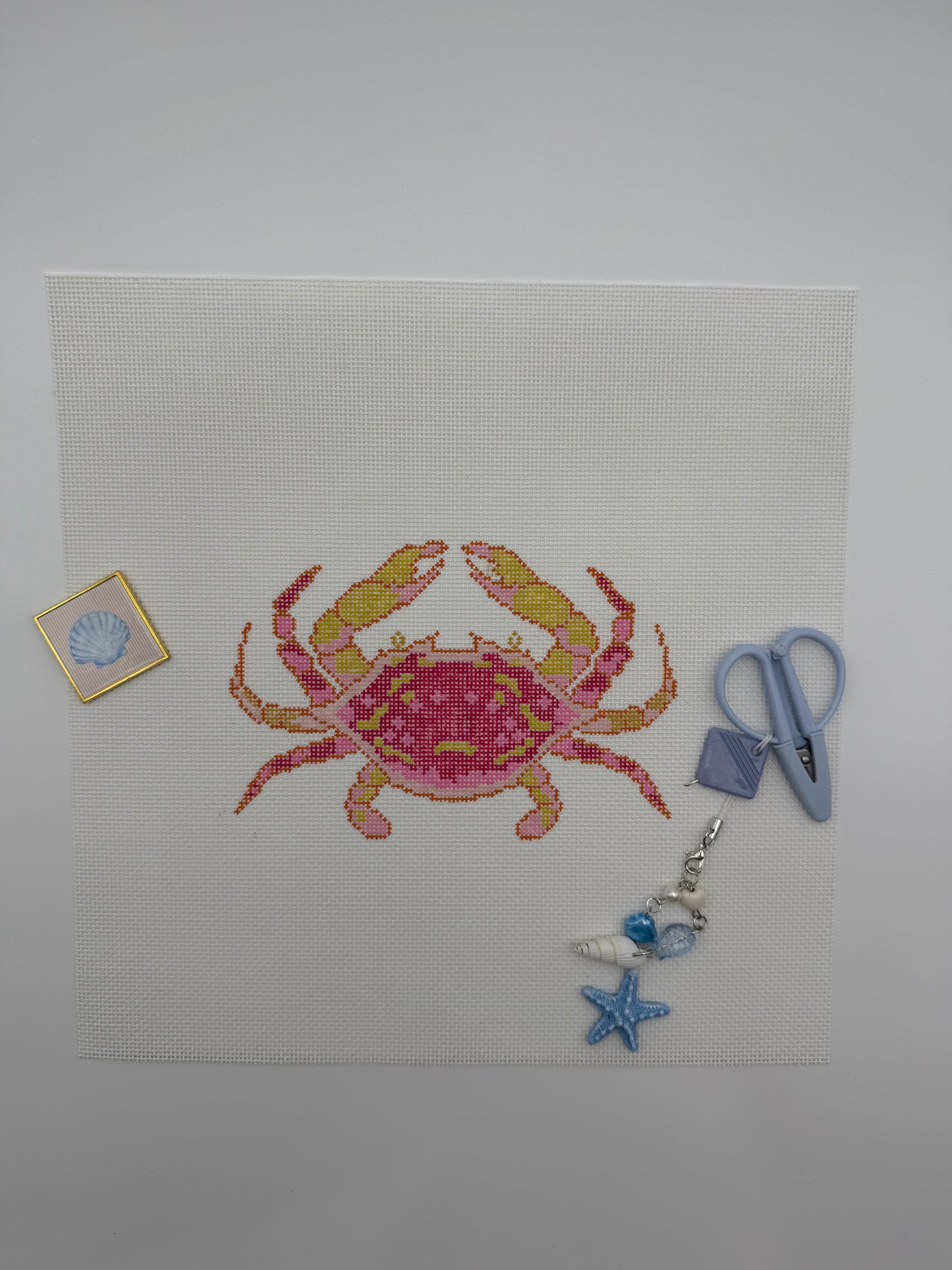 The Preppy Crab Canvas