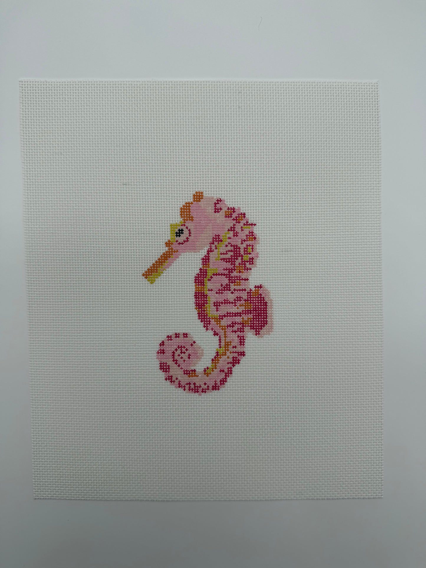 Preppy Seahorse Canvas