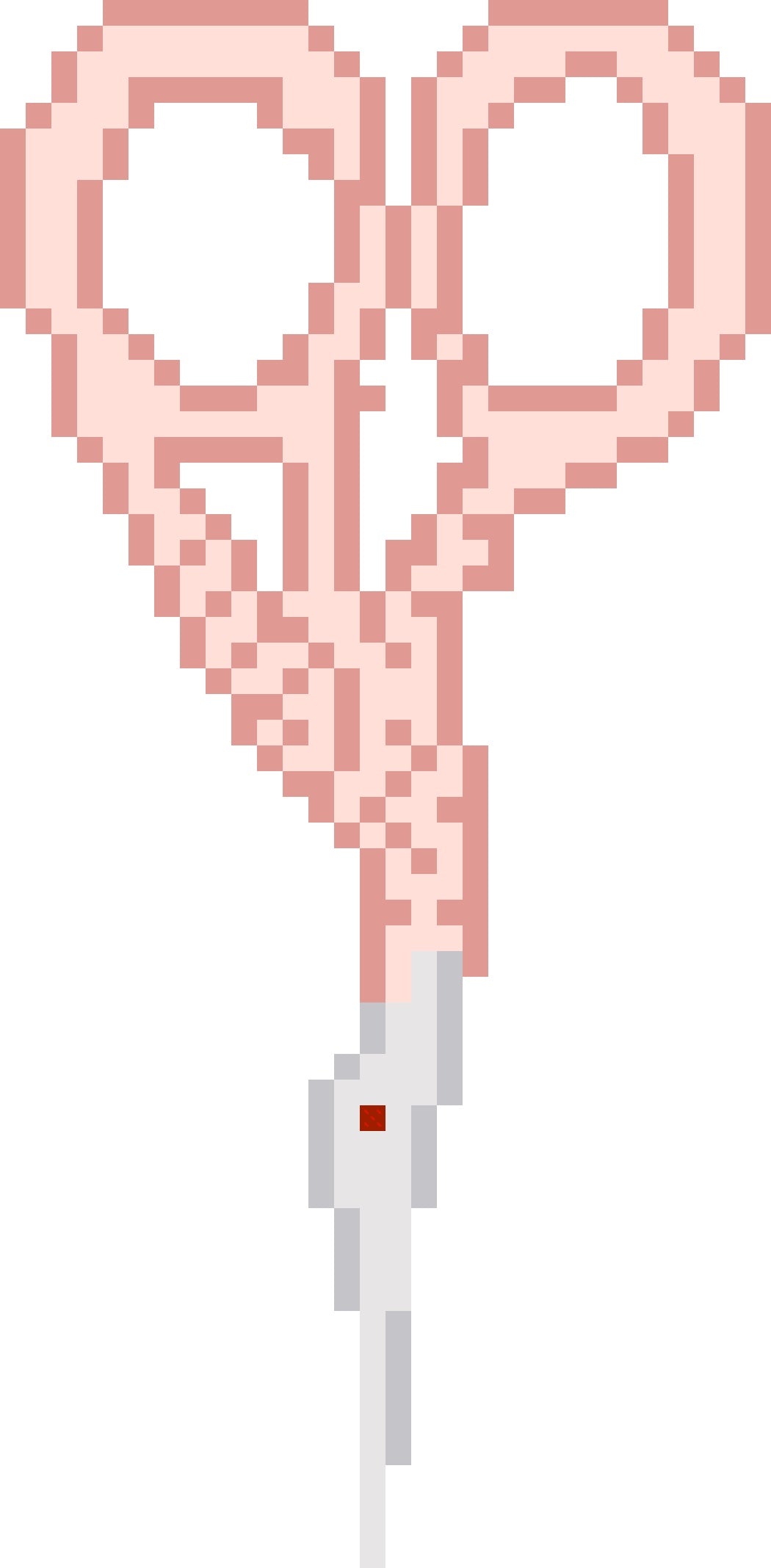 Stork scissors mini canvas