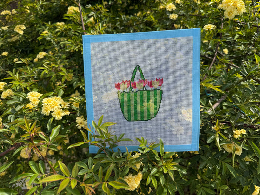 Tulip Market Tote Canvas