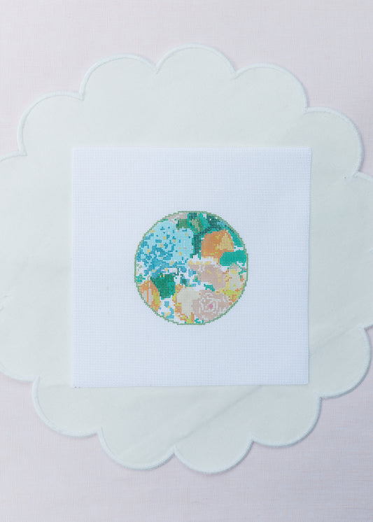 Lemon Floral round